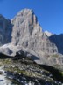 Il Rifugio Maria Alberto ai Brentei con il Crozzon di Brenta