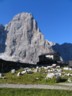 Il Rifugio Maria Alberto ai Brentei con i primi raggi di sole