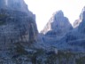 La Bocca di Brenta con la Brenta Bassa verso il Rifugio Maria Alberto ai Brentei