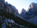 Sul sentiero dopo il rifugio