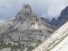 Il Sasso di Sesto ela Torre Toblin dal sentiero per il rifugio Locatelli